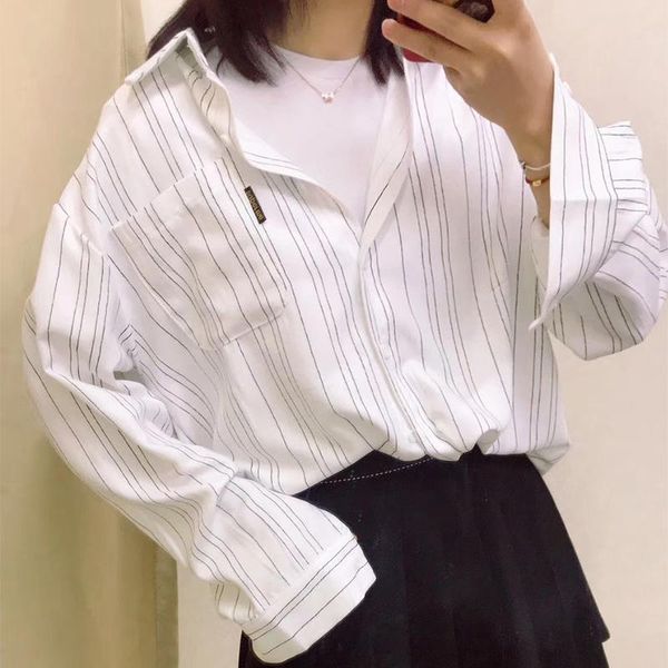 women's blouses & shirts jcgo brand woman 2021 spring plaid stripe blouse women long sleeve loose large size cotton white lady blusa
women's blouses & shirts jcgo brand woman 2021 spring plaid stripe blouse women long sleeve loose large size cotton white lady blusa