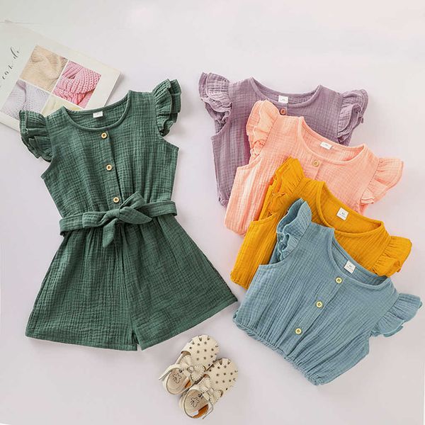 solid cotton linen toddler girls onesie jumpsuit for infant birthday lovely fly sleeve summer clothing 210529, Blue
solid cotton linen toddler girls onesie jumpsuit for infant birthday lovely fly sleeve summer clothing 210529, Blue