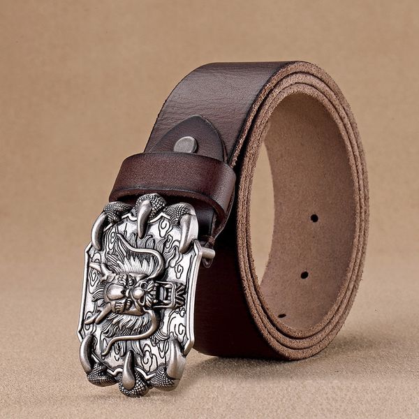 2021 men's new style cow pure genuine leather dragon retro men smooth buckle belt for b3va, Black;brown
2021 men's new style cow pure genuine leather dragon retro men smooth buckle belt for b3va, Black;brown