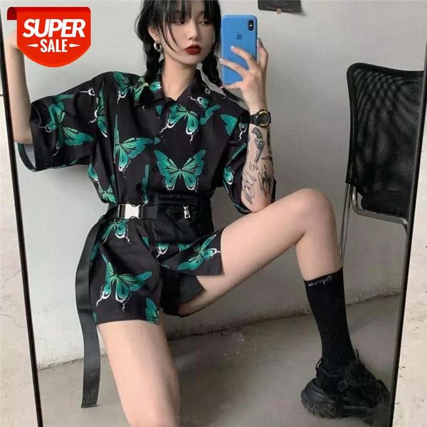 2021 New Fashion Butterfly Print Women Blouses Short Sleeve Turn-down Collar Blouse Shirt Casual Tops Elegant Work Shirt #cm86, White
2021 New Fashion Butterfly Print Women Blouses Short Sleeve Turn-down Collar Blouse Shirt Casual Tops Elegant Work Shirt #cm86, White