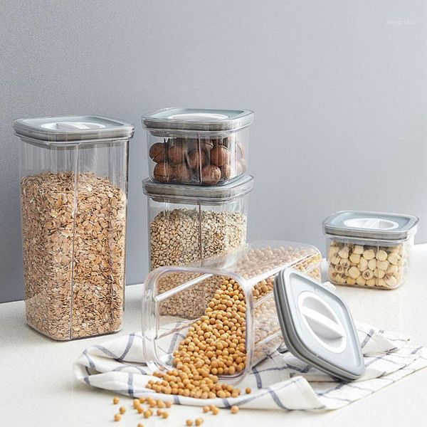 storage bottles & jars household transparent sealed jar rotatable box container whole grain moisture-proof kitchen organizer
storage bottles & jars household transparent sealed jar rotatable box container whole grain moisture-proof kitchen organizer