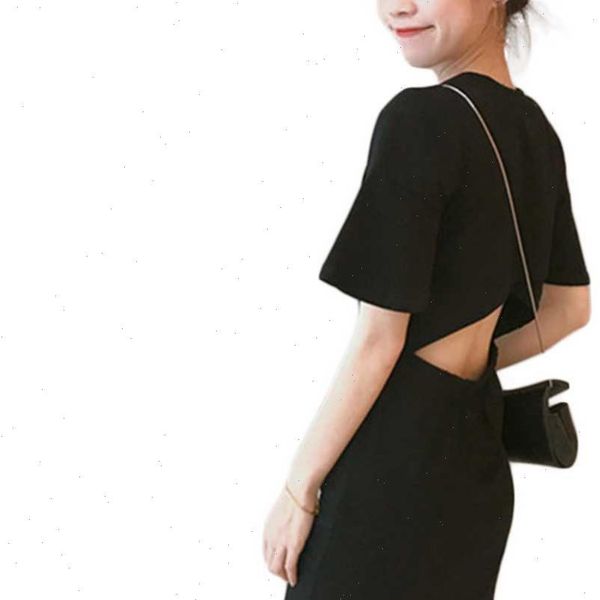 women short sleeve long evening party beach back hollow out black dresses vestidos women dress new clothes 279341, Black;gray
women short sleeve long evening party beach back hollow out black dresses vestidos women dress new clothes 279341, Black;gray