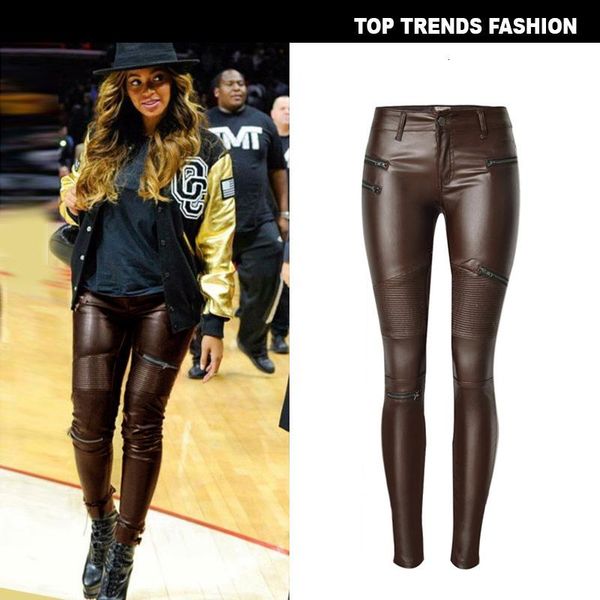 women's pants & capris coffee imitate skin cowboy bound feet split joint chain locomotive fund yes will code, Black;white
women's pants & capris coffee imitate skin cowboy bound feet split joint chain locomotive fund yes will code, Black;white
