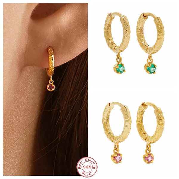 hoop & huggie aide 925 sterling silver gold clear green pink zircon pendant earrings for women gift piercing ohrringe party fine jewelry, Golden;silver
hoop & huggie aide 925 sterling silver gold clear green pink zircon pendant earrings for women gift piercing ohrringe party fine jewelry, Golden;silver