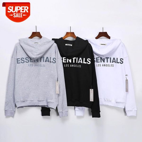 Autumn Winter New Laser Reflection ESSENTIALS Hoodie Men Women Cotton Solid Color High-quality Pullover Essentials Hoodies #l79C, Black
Autumn Winter New Laser Reflection ESSENTIALS Hoodie Men Women Cotton Solid Color High-quality Pullover Essentials Hoodies #l79C, Black