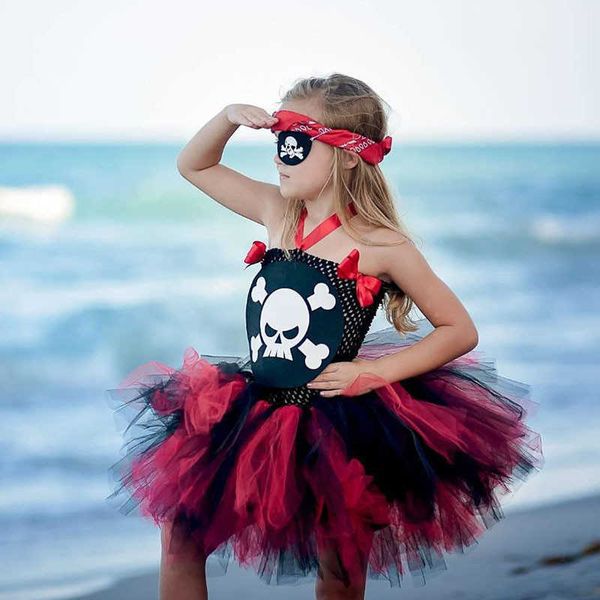 halloween pirate skull ball costume children's mesh tutu skirt cosplay role play costume, Black;red
halloween pirate skull ball costume children's mesh tutu skirt cosplay role play costume, Black;red
