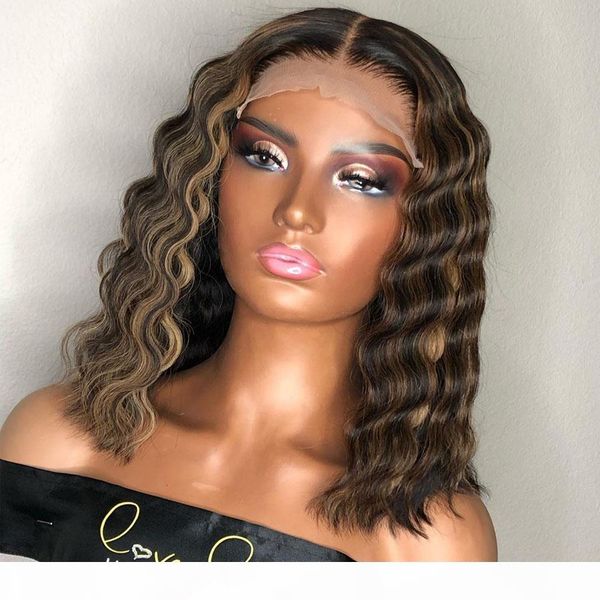 blonde full lace wig deep wave highlight short bob 13x6 lace front human hair wigs transparent lace front wigs for women 360 frontal, Black
blonde full lace wig deep wave highlight short bob 13x6 lace front human hair wigs transparent lace front wigs for women 360 frontal, Black