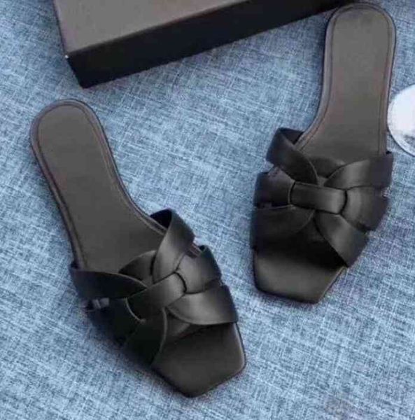 women designer luxury slippers ladies casual comfortable flat square toe leather sandals 3 colors available size 35-42, Black
women designer luxury slippers ladies casual comfortable flat square toe leather sandals 3 colors available size 35-42, Black