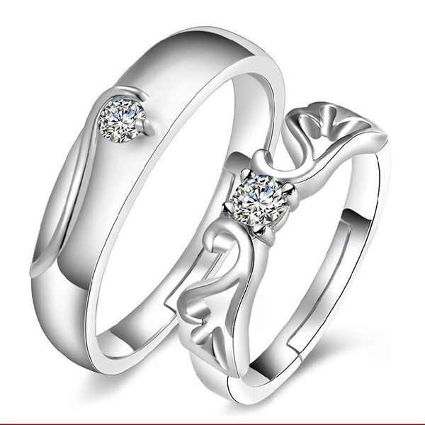 wedding rings fashion 2pcs/set opening ring for women men adjustable couple zircon lover jewelry gift wholesale d52-5, Slivery;golden
wedding rings fashion 2pcs/set opening ring for women men adjustable couple zircon lover jewelry gift wholesale d52-5, Slivery;golden