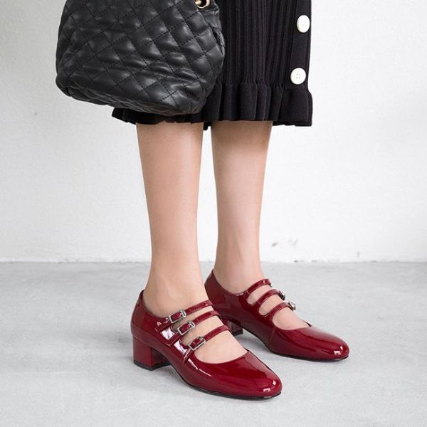 dress shoes summer women spring office buckle round toe chunky block mid heels party soild low heel chaussure femme, Black
dress shoes summer women spring office buckle round toe chunky block mid heels party soild low heel chaussure femme, Black