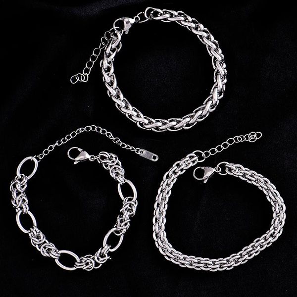 link, chain 316l stainless steel three detachable combination sets of euro-american shiny glamour annual show accessories with twist, Black
link, chain 316l stainless steel three detachable combination sets of euro-american shiny glamour annual show accessories with twist, Black