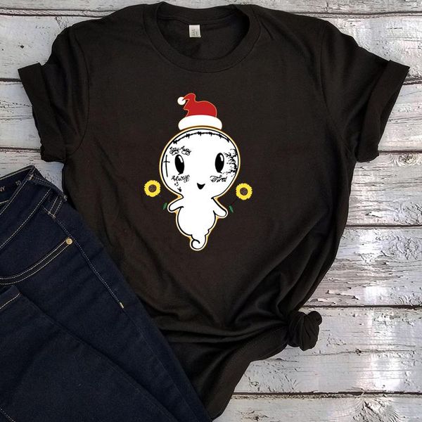 women's t-shirt ghost santa christmas tee harajuku women aesthetic clothes plus fashion 2021 cartoon vintage streetwear tshirts oversiz, White
women's t-shirt ghost santa christmas tee harajuku women aesthetic clothes plus fashion 2021 cartoon vintage streetwear tshirts oversiz, White