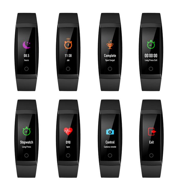 OTA Heart Rate Monitor Bracelet Pedometer Tracker Color Screen Smart Wristwatch For iPhone Android Phone Watch
OTA Heart Rate Monitor Bracelet Pedometer Tracker Color Screen Smart Wristwatch For iPhone Android Phone Watch