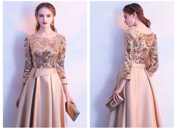 luxury party evening dress evening 2021 feminine performance long host elegant banquet, Black;gray
luxury party evening dress evening 2021 feminine performance long host elegant banquet, Black;gray