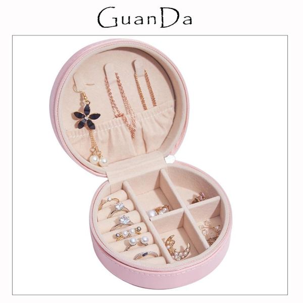 cosmetic bags & cases round travel jewelry storage case zip closure pu leather organizer jewellery box small size large capacity makeup disp
cosmetic bags & cases round travel jewelry storage case zip closure pu leather organizer jewellery box small size large capacity makeup disp