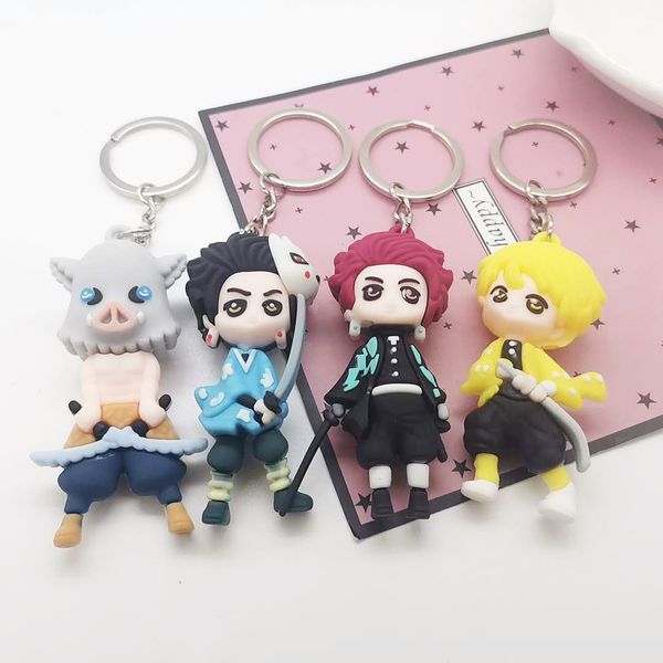 2021 fashion keychain animation ghost blade pvc soft rubber key chain pendant animation peripheral creative key chain gift students, Silver
2021 fashion keychain animation ghost blade pvc soft rubber key chain pendant animation peripheral creative key chain gift students, Silver