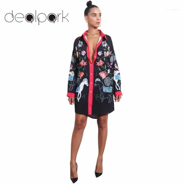 party dresses autumn vintage print shirt dress women casual floral buttons long sleeve tunic boho beach mini female1, White;black
party dresses autumn vintage print shirt dress women casual floral buttons long sleeve tunic boho beach mini female1, White;black