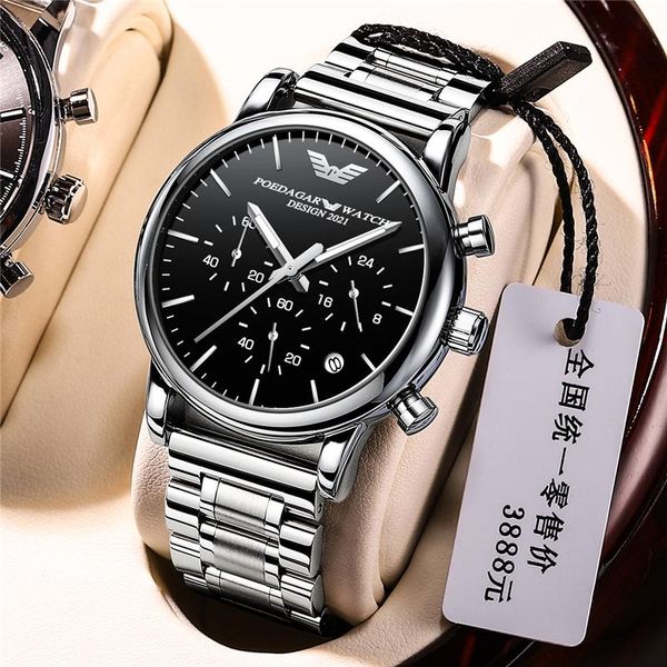 wristwatches 2021 brand mens watches luxury waterproof men quartz for man stainless steel watch male clocks relogio reloj hombre, Slivery;brown
wristwatches 2021 brand mens watches luxury waterproof men quartz for man stainless steel watch male clocks relogio reloj hombre, Slivery;brown