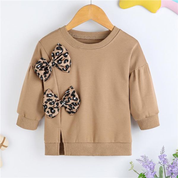 hoodies & sweatshirts kid girl shirt long sleeve round neck bowknot split hem loose pullover , coffee / black
hoodies & sweatshirts kid girl shirt long sleeve round neck bowknot split hem loose pullover , coffee / black