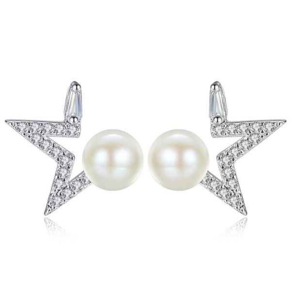 stud beautiful zircon personality pentagram pearl earrings trend creative jewelry boucle d'oreille sae78, Golden;silver
stud beautiful zircon personality pentagram pearl earrings trend creative jewelry boucle d'oreille sae78, Golden;silver