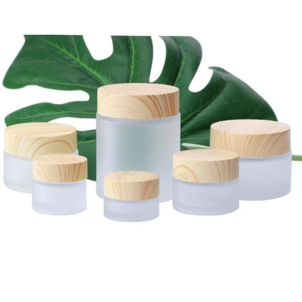storage bottles & jars frosted glass bottle 5g 10g 15g 30g 50g 100g empty cream jar cosmetic packaging containers with plastic wood grain li
storage bottles & jars frosted glass bottle 5g 10g 15g 30g 50g 100g empty cream jar cosmetic packaging containers with plastic wood grain li