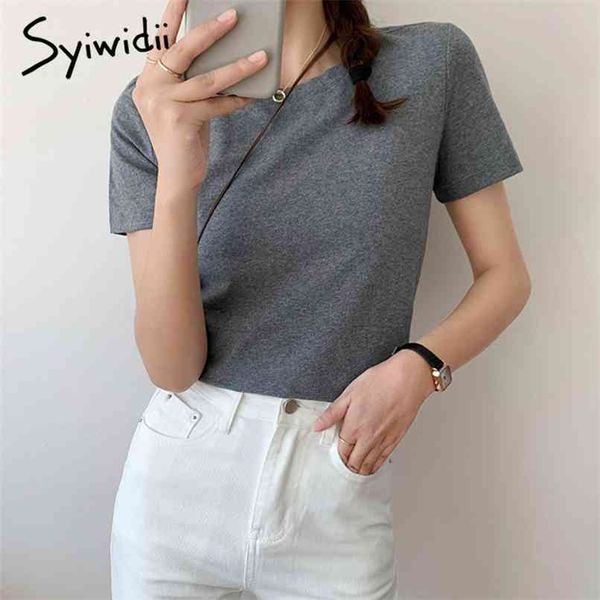 thicken sanding shirts for women summer short sleeve o neck slim ladies harajuku cotton casual ops gray white 210607
thicken sanding shirts for women summer short sleeve o neck slim ladies harajuku cotton casual ops gray white 210607