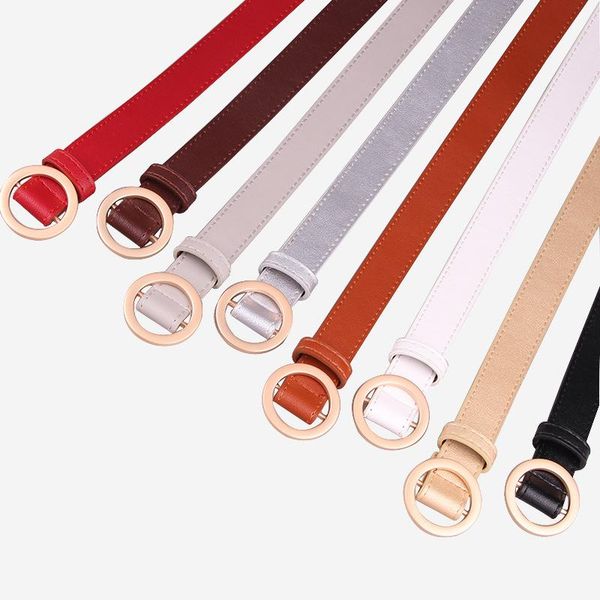 belts fashion pu leather belt gold buckle nonporous for women round all-match jeans designer waistband, Black;brown
belts fashion pu leather belt gold buckle nonporous for women round all-match jeans designer waistband, Black;brown