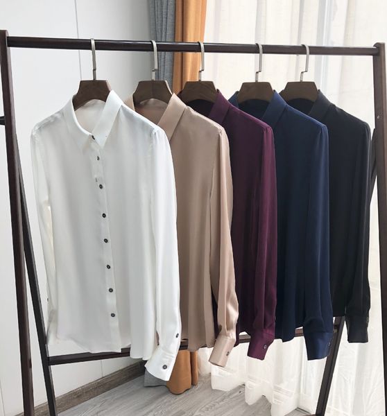 2021 New 100% Seda Cetim Blusa Feminina Manga Longa Macio Escritrio Senhora Camisa Bzf8, Black
2021 New 100% Seda Cetim Blusa Feminina Manga Longa Macio Escritrio Senhora Camisa Bzf8, Black