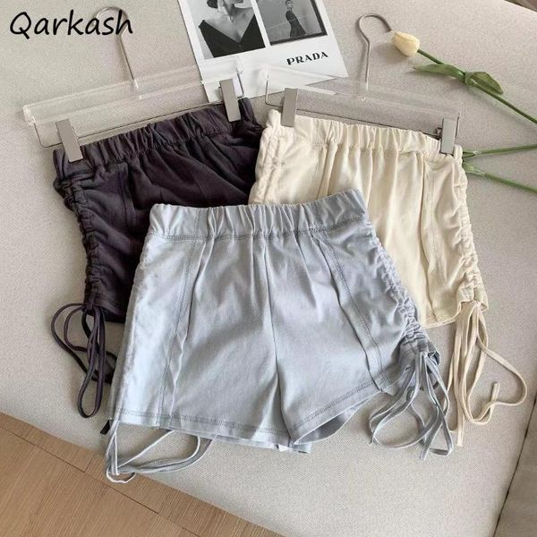 women's shorts women elastic waist lace up a-line slender summer korean style shirring hip hop slim all-match fashion vintage chic, White;black
women's shorts women elastic waist lace up a-line slender summer korean style shirring hip hop slim all-match fashion vintage chic, White;black
