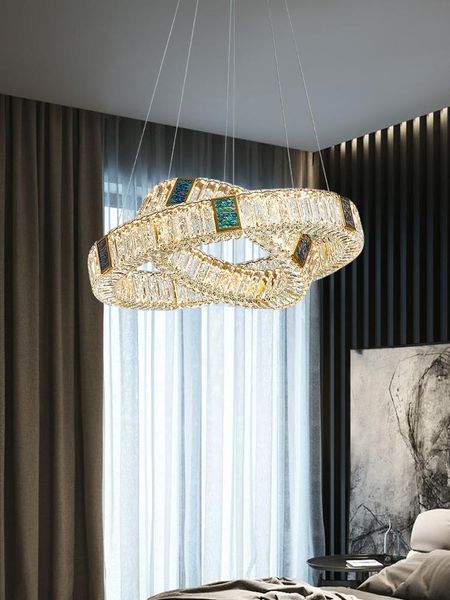 pendant lamps modern light luxury living room chandelier simple atmosphere villa duplex building personality creative bedroom crystal lamp
pendant lamps modern light luxury living room chandelier simple atmosphere villa duplex building personality creative bedroom crystal lamp