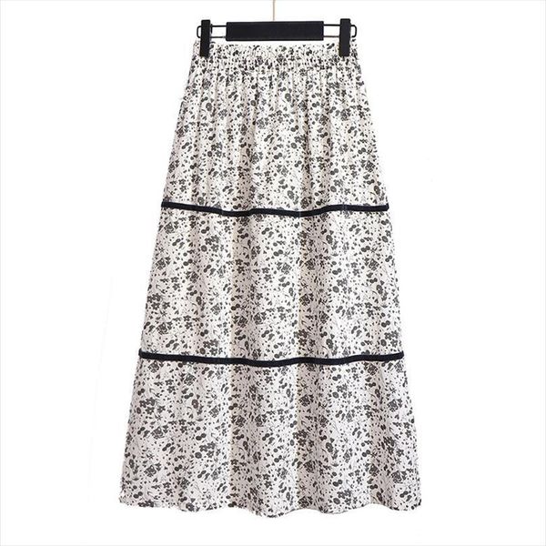 white pleated casual floral womens skirt elastic waist fall clothing red green plus size skirts for 5xl 6xl, Black
white pleated casual floral womens skirt elastic waist fall clothing red green plus size skirts for 5xl 6xl, Black