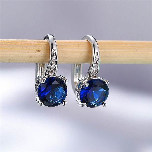 cute female crystal zircon stone earrings dainty silver color clip earrings for women blue white purple round earrings, Golden
cute female crystal zircon stone earrings dainty silver color clip earrings for women blue white purple round earrings, Golden