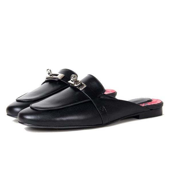sandals vallu2021 spring, summer and autumn models of leather with bright buckle white collar all-match fashion, Black
sandals vallu2021 spring, summer and autumn models of leather with bright buckle white collar all-match fashion, Black
