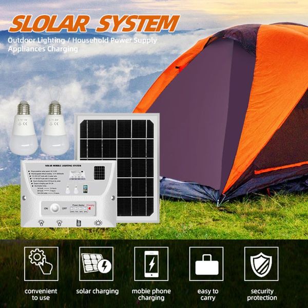 solar lamps outdoor led light portable panel lighting system bulb controller emergency lamp for garden travel
solar lamps outdoor led light portable panel lighting system bulb controller emergency lamp for garden travel