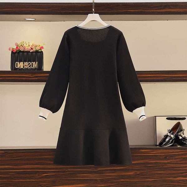 20212021 large women's dress fat sister fashion foreign style fishtail autumn and winter new slim age reducing knitted skirt, Black;gray
20212021 large women's dress fat sister fashion foreign style fishtail autumn and winter new slim age reducing knitted skirt, Black;gray