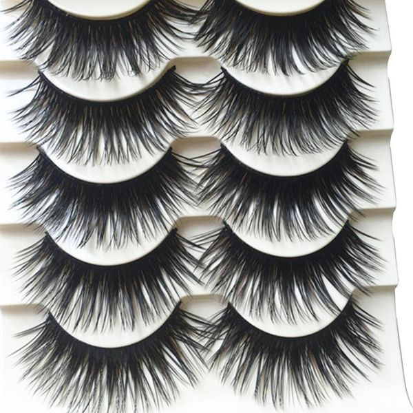 false eyelashes 5 pairs 3d mink hair fashion long thick eye lashes fake cross beauty makeup tool extension
false eyelashes 5 pairs 3d mink hair fashion long thick eye lashes fake cross beauty makeup tool extension