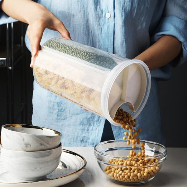storage bottles & jars kitchen divided stackable tank plastic cereal dispenser house food grain container goods jar
storage bottles & jars kitchen divided stackable tank plastic cereal dispenser house food grain container goods jar