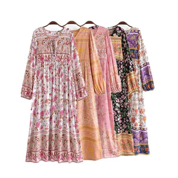 casual dresses bohemian print maxi for women vintage autumn dress ladies loose o-neck long sleeved maternity woman jurk, Black;gray
casual dresses bohemian print maxi for women vintage autumn dress ladies loose o-neck long sleeved maternity woman jurk, Black;gray