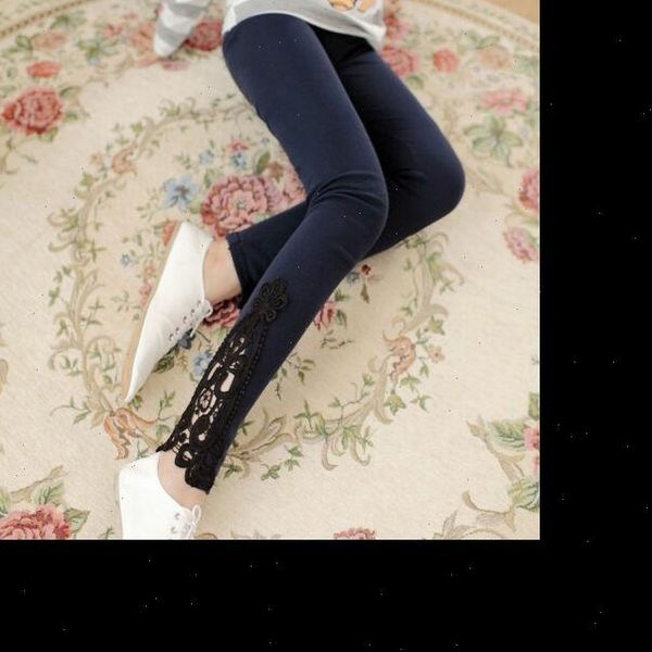 women legging skinny lace cotton sheath stretch pants lacework soft solid color ankle length leggings, Black
women legging skinny lace cotton sheath stretch pants lacework soft solid color ankle length leggings, Black