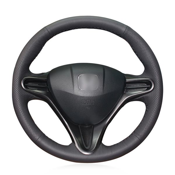 diy custom black artificial leather steering wheel cover for honda civic 8 2006-2011 (3-spoke)2001-2007
diy custom black artificial leather steering wheel cover for honda civic 8 2006-2011 (3-spoke)2001-2007