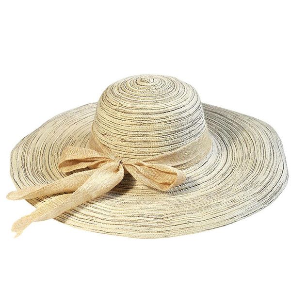 wide brim hats foldable ladies straw hat korea style bow-knot sun for summer beach vacation party travel protect, Blue;gray
wide brim hats foldable ladies straw hat korea style bow-knot sun for summer beach vacation party travel protect, Blue;gray