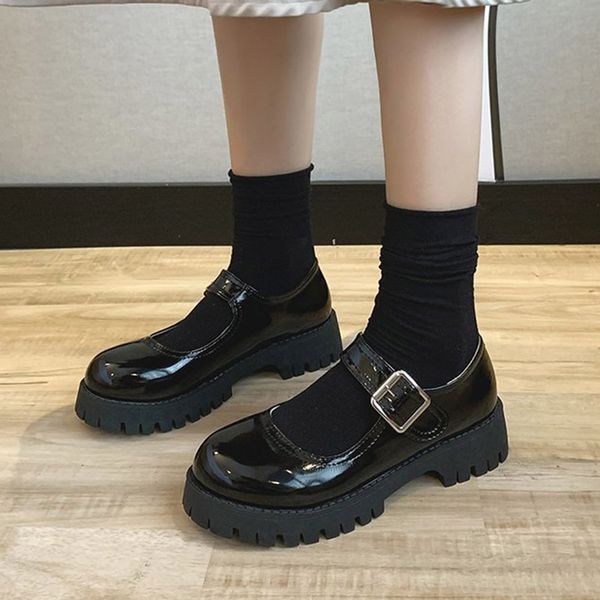 Lolita Shoes Patent Leather Mary Janes Shoes 2020 New Women Platform Shoes Buckle Girls Thick Sole Ladies Black 8554N, Yg black
Lolita Shoes Patent Leather Mary Janes Shoes 2020 New Women Platform Shoes Buckle Girls Thick Sole Ladies Black 8554N, Yg black