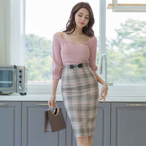 new arrival fashion comfortable formal temperamental work style cute v-neck patchwork fresh pencil dress wkou, White;black
new arrival fashion comfortable formal temperamental work style cute v-neck patchwork fresh pencil dress wkou, White;black