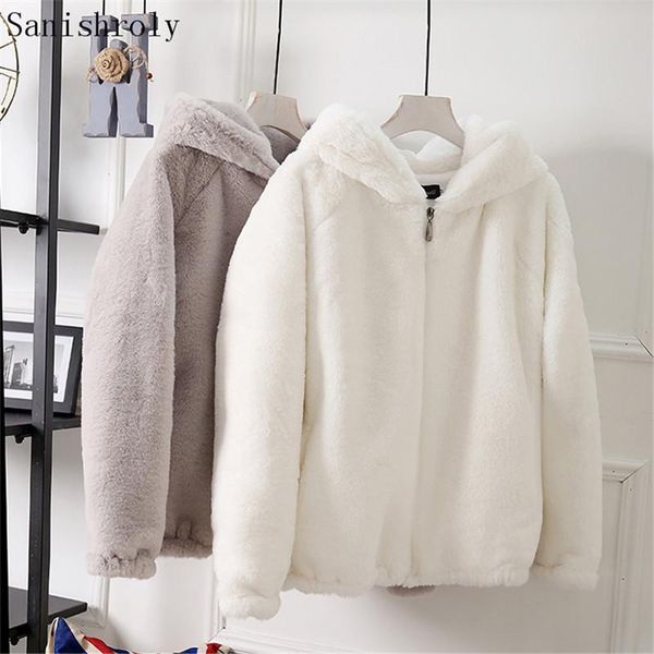 women's fur & faux 2021 fashoin autumn winter coat women short warm thicken mink coats female long sleeve zippers hooded jacket outwear, Black
women's fur & faux 2021 fashoin autumn winter coat women short warm thicken mink coats female long sleeve zippers hooded jacket outwear, Black