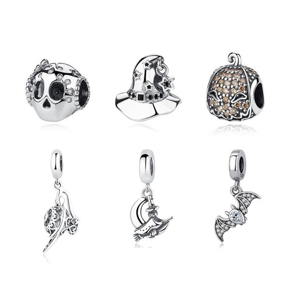 other original 100% 925 sterling silver beads charms halloween skull pumpkin fit bracelets necklaces women diy jewelry
other original 100% 925 sterling silver beads charms halloween skull pumpkin fit bracelets necklaces women diy jewelry