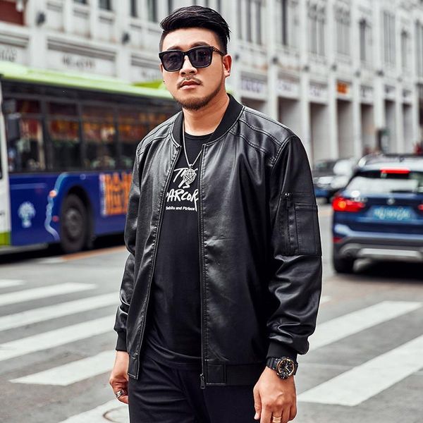 men's fur & faux leather jacket 2021 spring and autumn korean casual large size loose baseball more -6xl, Black
men's fur & faux leather jacket 2021 spring and autumn korean casual large size loose baseball more -6xl, Black