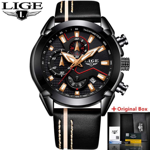 lige mens watches brand luxury quartz gold watch men casual leather military waterproof sport watch relogio masculino 210527, Slivery;brown
lige mens watches brand luxury quartz gold watch men casual leather military waterproof sport watch relogio masculino 210527, Slivery;brown