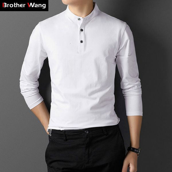 2021 autumn new men henry collar t-shirt business fashion casual solid color long sleeve tee shirt male brand 6un4, White;black
2021 autumn new men henry collar t-shirt business fashion casual solid color long sleeve tee shirt male brand 6un4, White;black