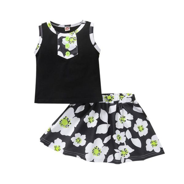 clothing sets 1-5y toddler kids baby girl sleeveless vest floral skirt 2pcs outfits summer clothes set, White
clothing sets 1-5y toddler kids baby girl sleeveless vest floral skirt 2pcs outfits summer clothes set, White