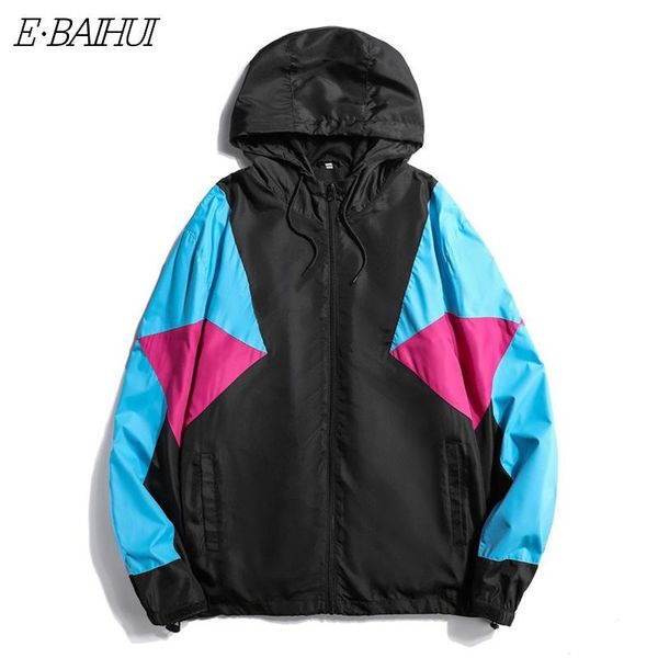e-baihui 2021 new fashion jacket autumn and winter thin section contrast color matching casual jacket men's hooded, Black;brown
e-baihui 2021 new fashion jacket autumn and winter thin section contrast color matching casual jacket men's hooded, Black;brown